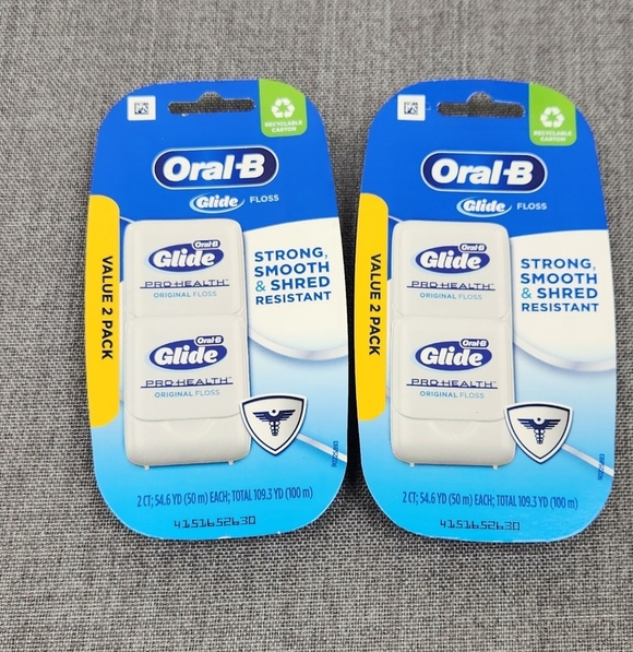 Oral-B Glide Pro-Health Original Dental Floss 2- 2Pack lot Discontinued